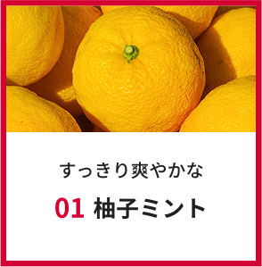 すっきり爽やかな柚子ミント
